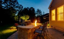 Custom BBQ Grill Surround