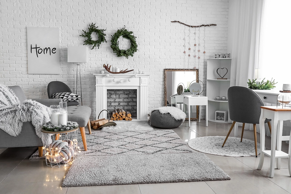 Twigs and Evergreen Wreaths